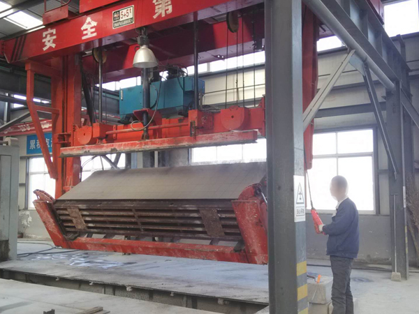空中翻轉去底皮機